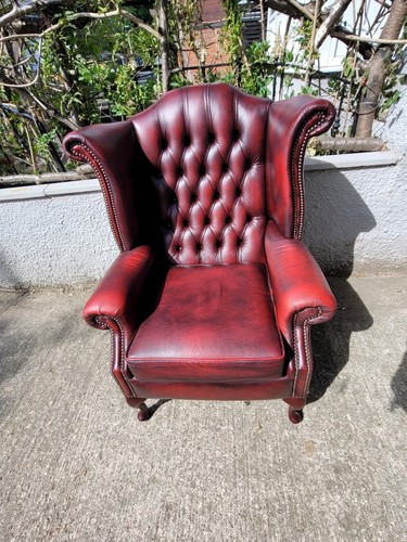 Leather chesterfield chair - chesterfield,