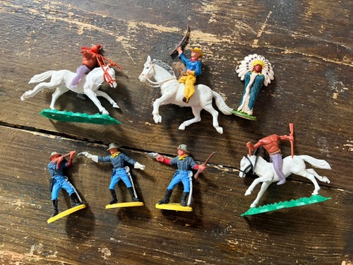 Britains cowboys horses - britains,