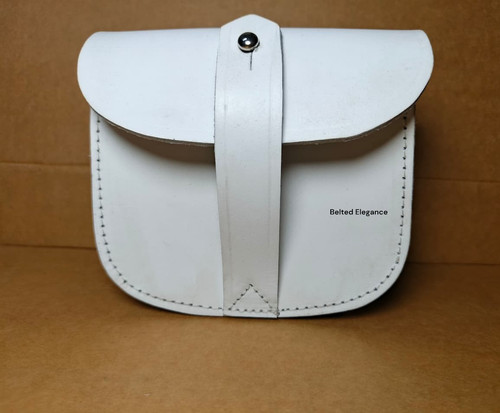 Premuim white leather ammo - white,