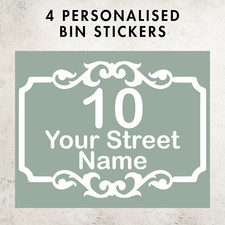 4 X Recycling Wheelie Bin