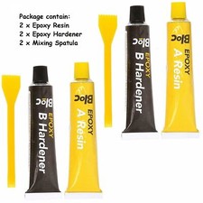 Epoxy Resin Glue Extra Strong Adhesive Super Bond Hardener Metal Plastic Wood