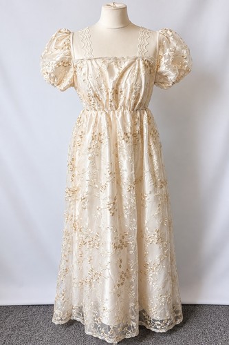 Regency embroidered maxi dress - embroidered,
