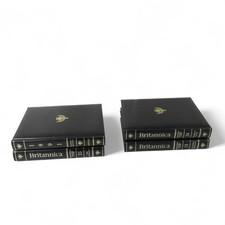 Set of 4 Black Encyclopaedia