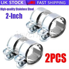 2PCS 2 inch Exhaust Tube Pipe