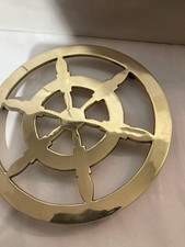 Ships Wheel Type Brass Type