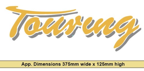 Retro eriba caravan decals - retro,