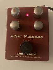 Carl Martin Red Repeat V2 Digital Delay Echo Vintage Series Guitar Effect Pedal