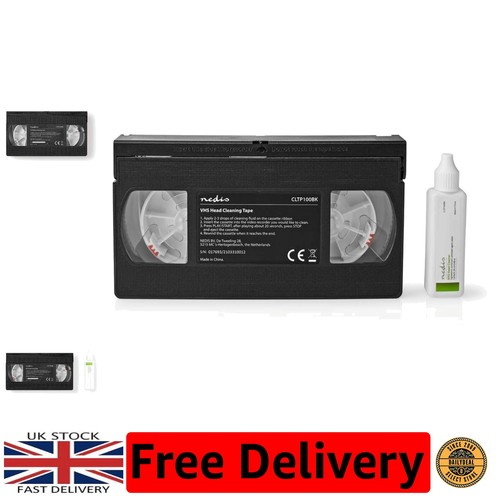 Vhs head cleaner with - head,