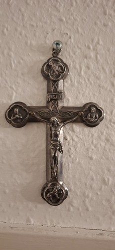 Vintage silver tone wall - vintage,