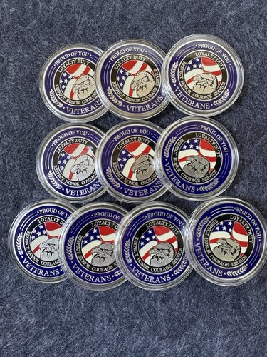 Veterans challenge coin lot - veterans, of