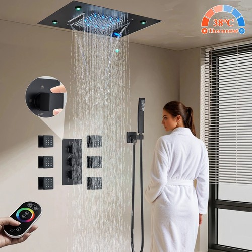 Thermostatic 20x14 shower - thermostatic, in