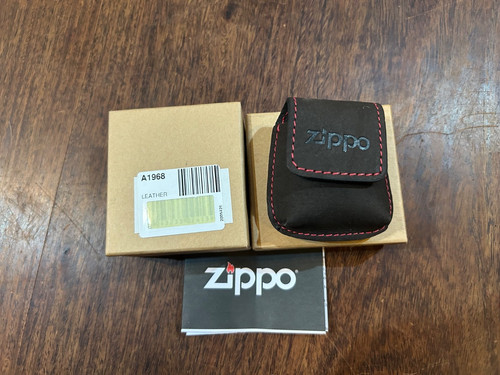 Genuine zippo leather lighter - zippo,