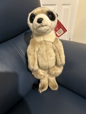 Keel Toys Meerkat Soft Plush Toy - H 13" . New With Tags.