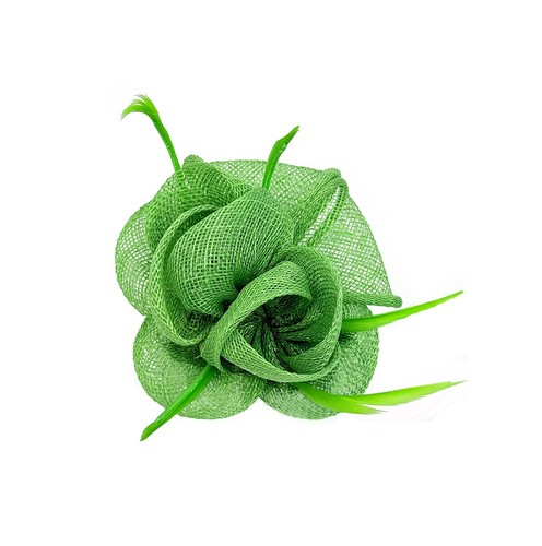 Small feather flower hair - small,