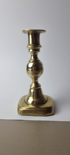 Vintage brass candlestick - brass,