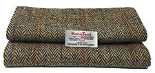 Harris Tweed Brown Herringbone