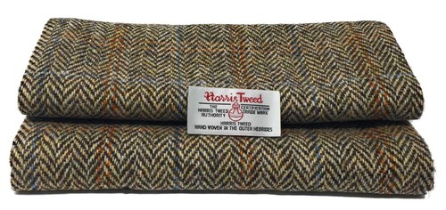 Harris tweed brown herringbone - harris,