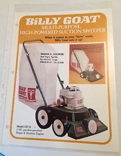 Bob Andrews BILLY GOAT Vacuum Sweeper Original 1970s Vintage Sales Brochure