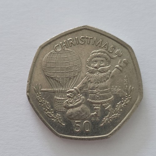 1994 gibraltar christmas 50p - ,