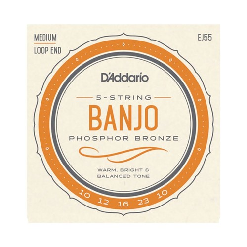 Banjo strings addario ej55 - banjo,