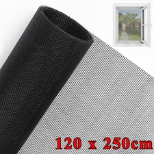 1.2x2.5m Black Window Screen