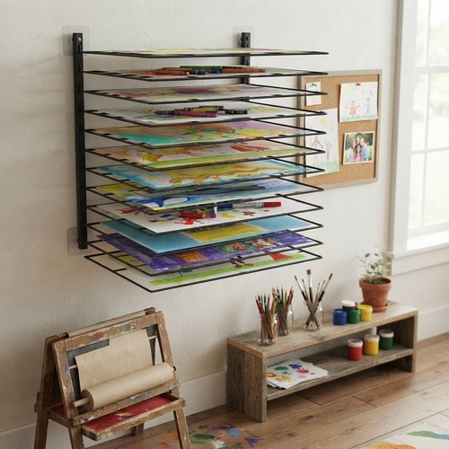 Art drying rack with - rack, 10
