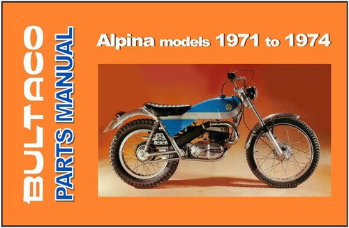 Bultaco parts manual alpina - bultaco,