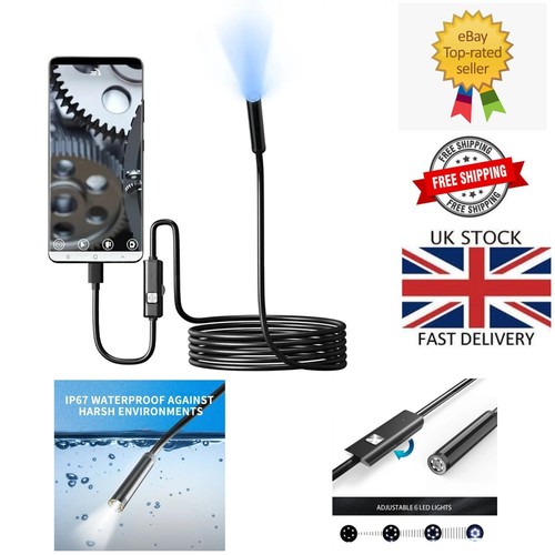 Borescope camera flexible - borescope,