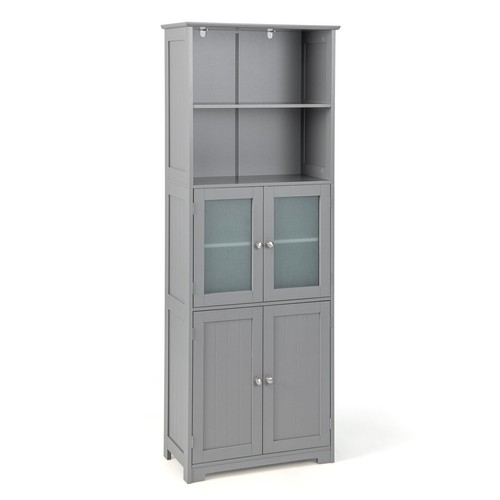 Wood tall storage - cabinet, 2
