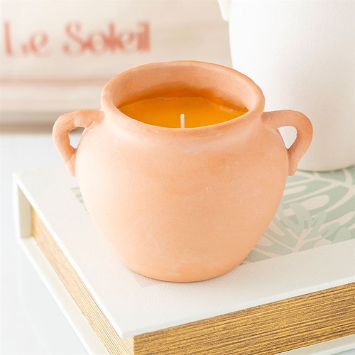 Terracotta urn citronella - terracotta,