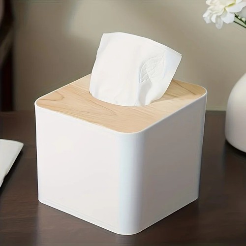 Wooden lid tissue box - box, elegant