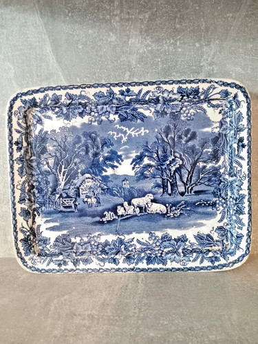 Antique white and - white, china
