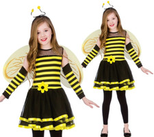 Girls Cute Bumble Bee Costume