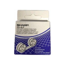 Lot of 7 x SHARP ZX-4LF LIFT-OFF CORRECTION TAPE Dual Pack bundle NEW BOXED