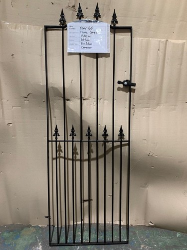 Arched spear top - wrought, iron