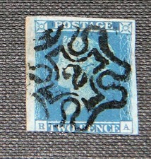 GB QV 1841 2d two penny blue