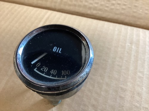 Oil pressure gauge clock - gauge,