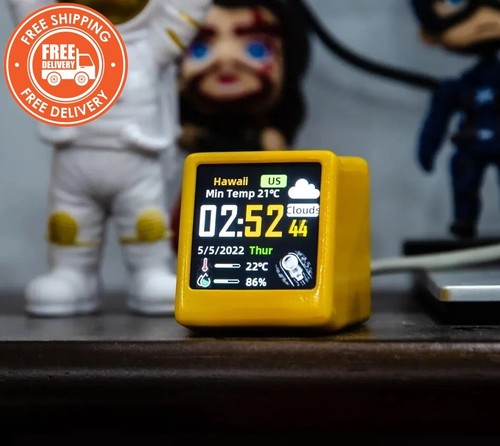 Mini wifi desktop weather - desktop,