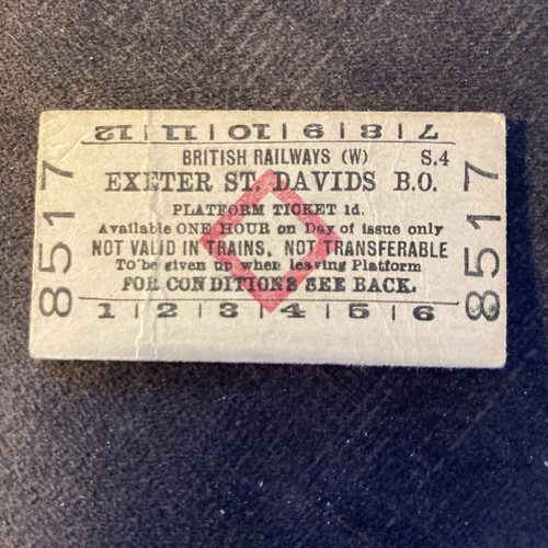 Platform ticket exeter - ,