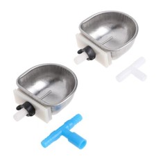 Automatic Rabbit Drinker with for T Joint Nipple Drinker Stainless Steel Feeder