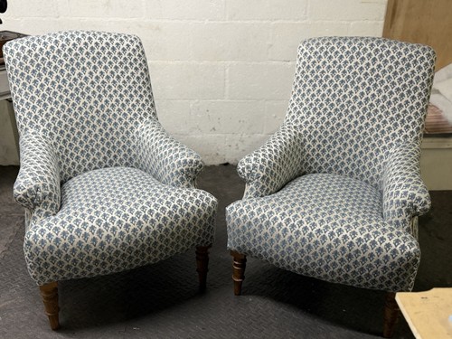 Pair french armchairs - of,