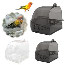 Parrot Bath Tub, Bird Bath Artifact, Birdcage Supplies, Box Bath M3F7