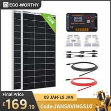 ECO-WORTHY 400W 390W 12V Solar