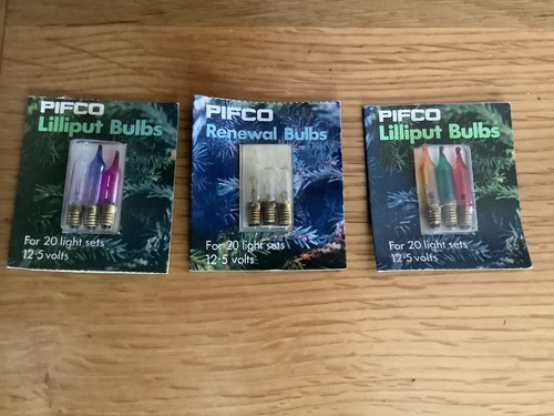 Vintage pifco xmas - light, bulbs
