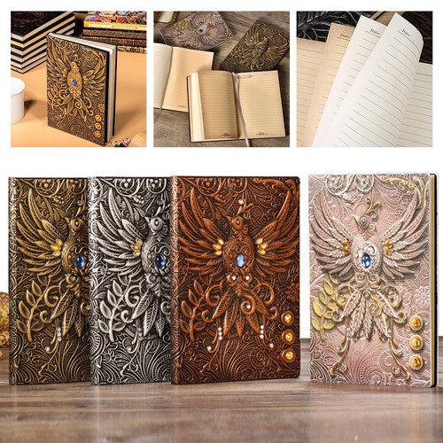 Phoenix leather notebook - leather,