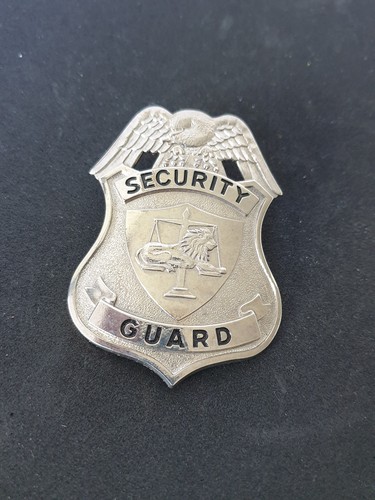 Obsolete security guard badge - obsolete,