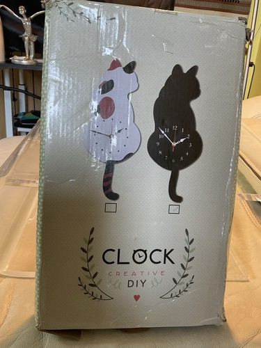Topkey creative black cat - black, wall