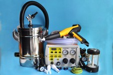 Electrostatic digital display powder coating machine+mini Stainless steel hopper