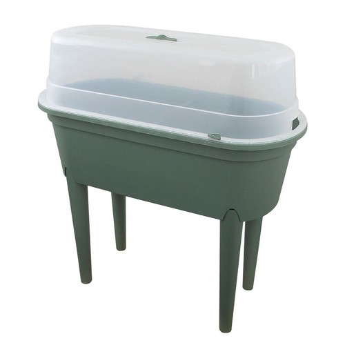 Mini greenhouse raised planter - greenhouse,
