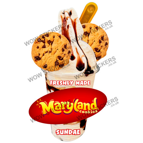 Ice cream van sticker maryland - van,